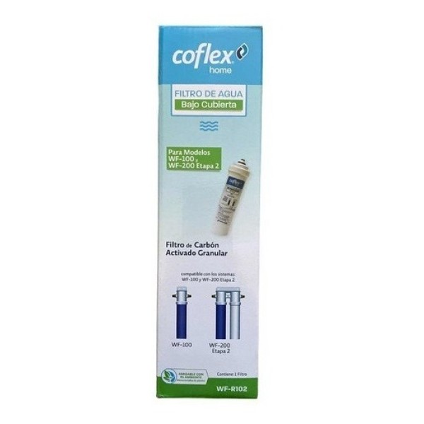 Repuesto Cartucho Coflex Wf-r102 Para Filtro Wf-100 Y Wf-200 - Imagen 2