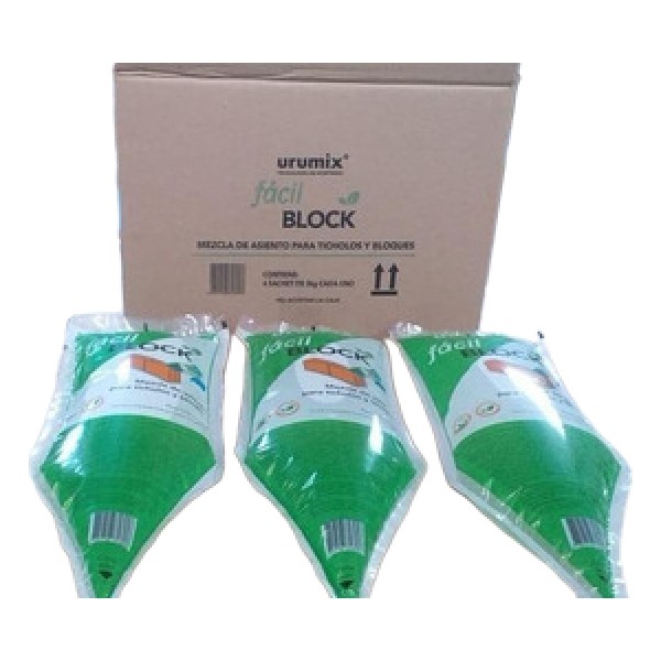 Mezcla Pronta Fácil Block 3kg X6 Para Ticholos Y Bloques B.o - Imagen 5