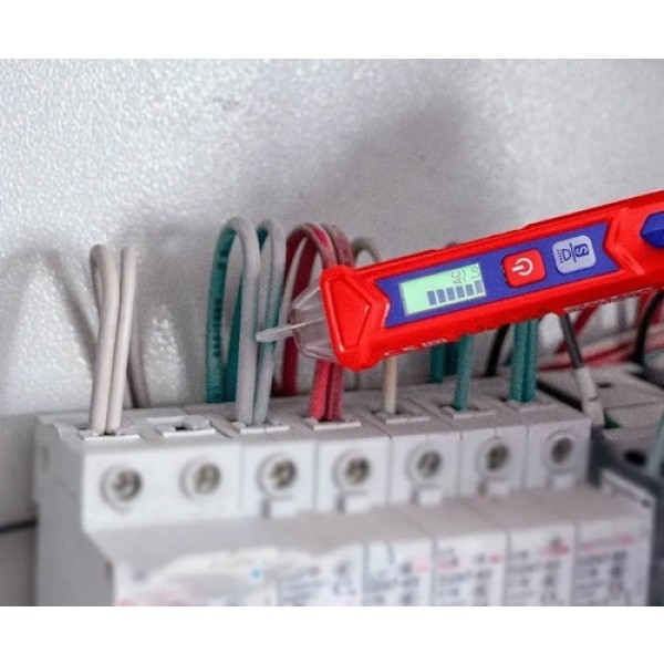 Detector De Voltaje Ac 12v Buscapolo 1000v C/ Linterna Emtop - Imagen 5