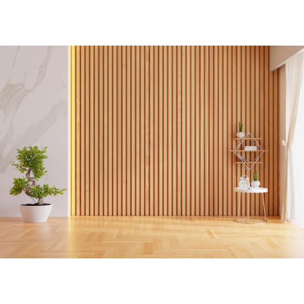 Panel Wpc Caoba Decorativo Revestimiento Pared Panel Pvc - Imagen 4