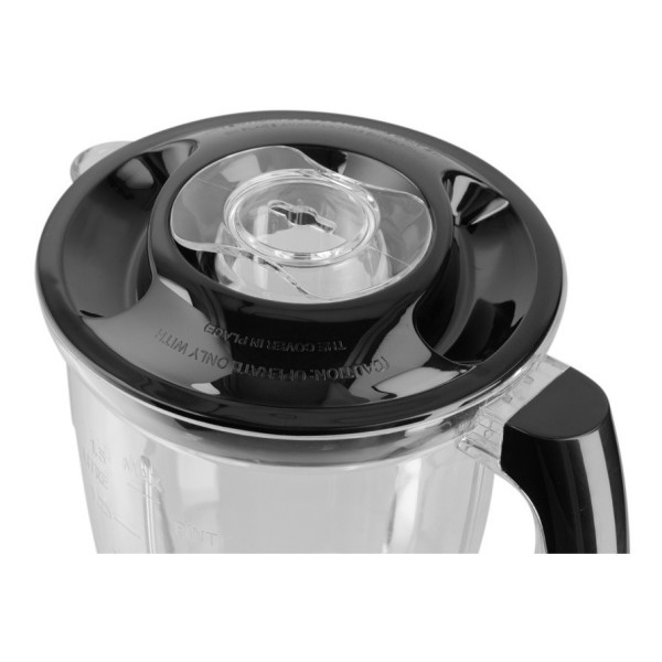 Licuadora Winco W1902 1.5 l Negra Con Jarra De Plástico - Imagen 2