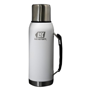 Termo Matero Acero Inox Lusqtoff Tl1-9b Tapón Cebador Blanco