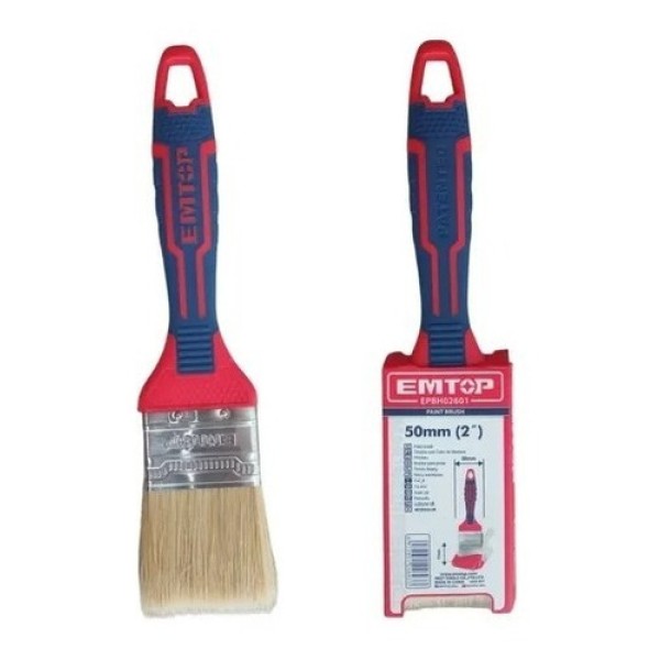 Pincel Industrial 50mm Mango Fibra Emtop - Imagen 3