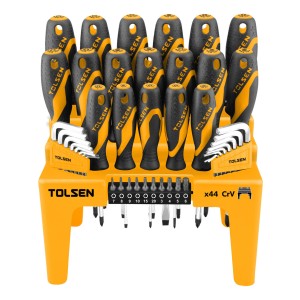 Juego Destornilladores 44 Piezas Tolsen Pro 20184