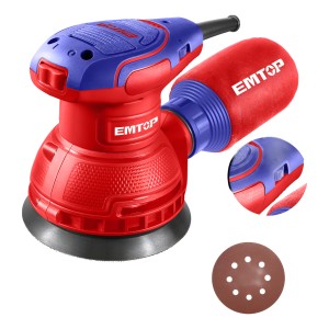 Lijadora Roto Orbital 320 Watts 125 Mm Emtop + 5 Lijas