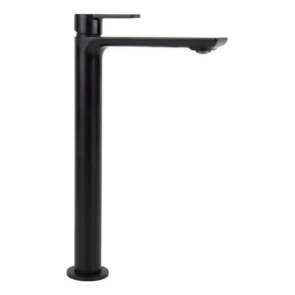 Monocomando Lavatorio Negro Mate Wico 31cm 2 Años Gtia
