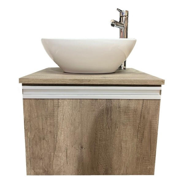 Mueble Aereo Baño Completo Bacha + Mueble + Grifería + Acc