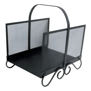Leñero Metal Negro 50 X 33 X 41 Cm