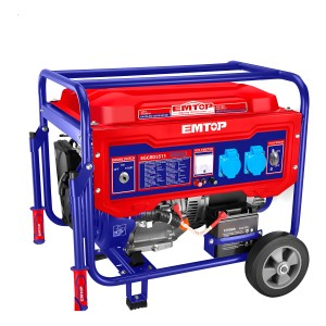 Generador A Nafta 5500w Encendido Manual Y Electrico Emtop