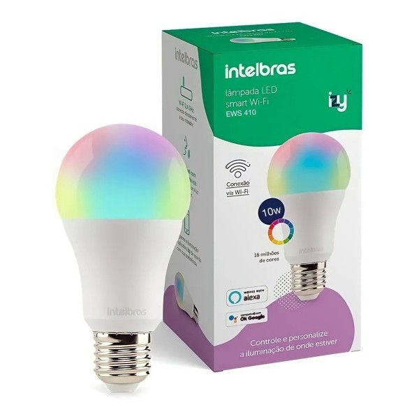 Lámpara Led Inteligente Rgb Wifi Intelbras Ews410 - Imagen 2