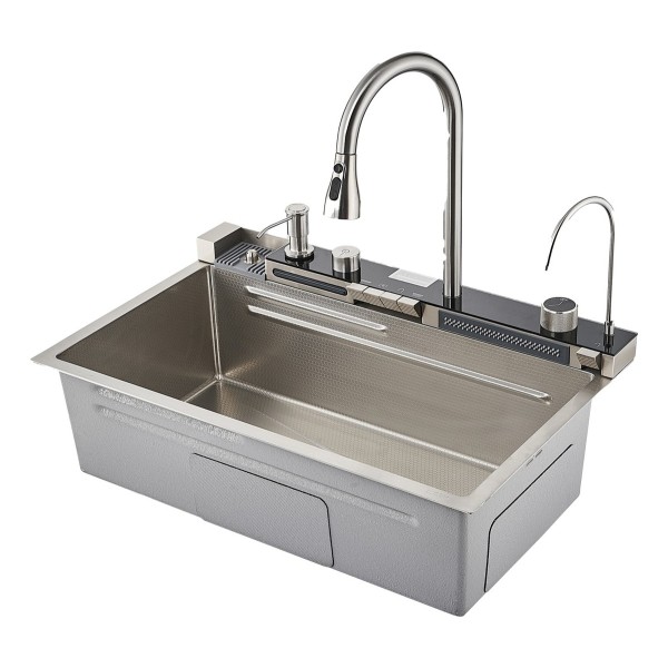 Pileta Digital Cocina Completa Acero Inox 304 Mas Accesorios