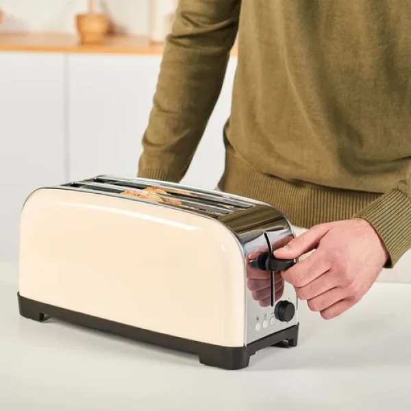 Tostadora Electrica Vintage Cream Taurus 1400w 3 Funciones - Imagen 5
