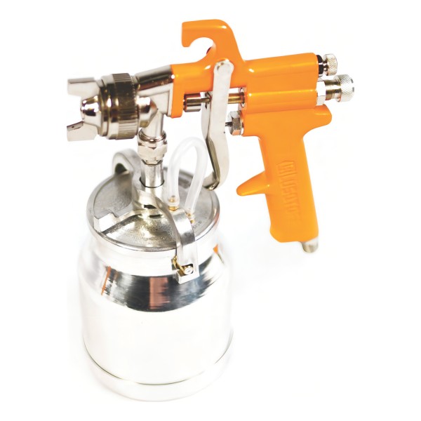 Pistola Para Pintar Lusqtoff De Baja 1,8mm Succión Tacho 1lt - Imagen 2