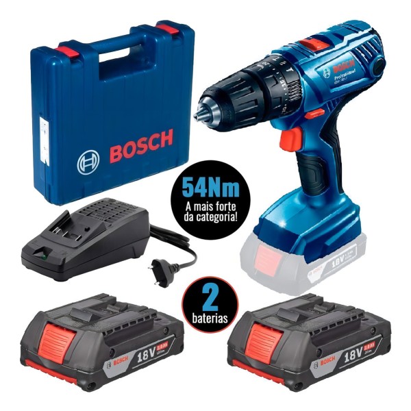 Taladro Destornillador De 18 V Con 2 Pilas Maleta Gsb180li - Imagen 2