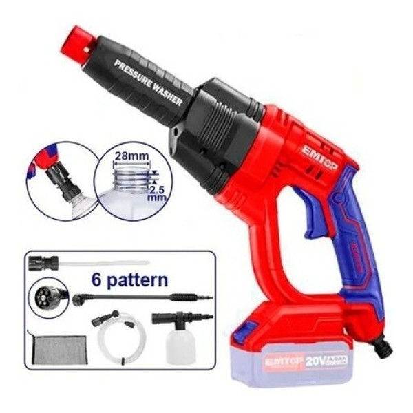 Hidrolavadora Inalambrica A Bateria 20v 25bar - Imagen 2