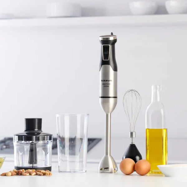 Batidora De Mano Taurus 1700w Vaso 1lts Picador 600ml - Imagen 2