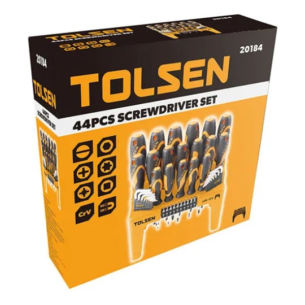 Juego Destornilladores 44 Piezas Tolsen Pro 20184 - Imagen 2