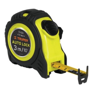 Cinta Metrica Truper 3m 16mm Freno Automatico Anti Golpes