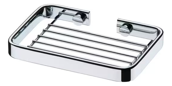 Jabonera Cromada Con Tornillos