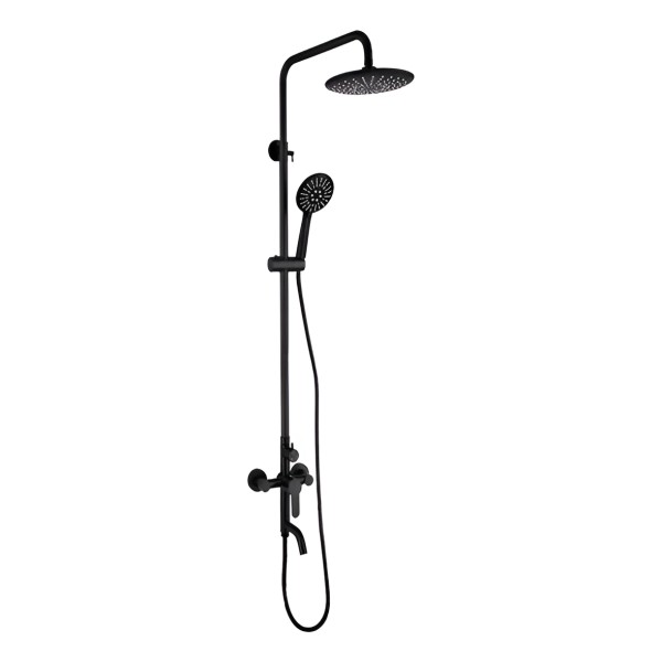 Barral Exterior Ducha Monocomando Rimontti Negro - 51902