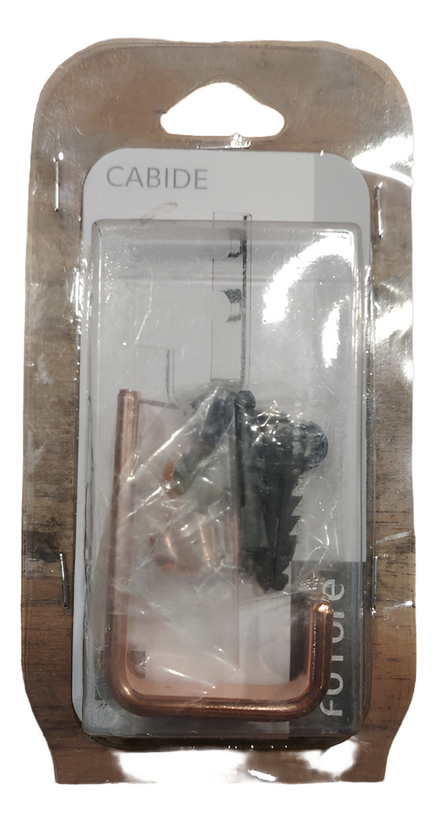 Gancho Rose Gold Future Con Tornillos - Imagen 2