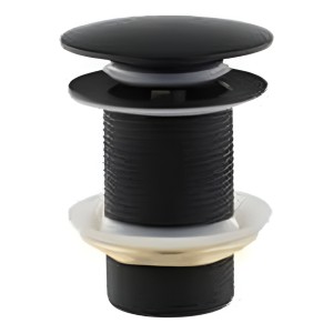Válvula Tip Top Bronce Negro Mate Rimontti Bacha Lavat Bidet