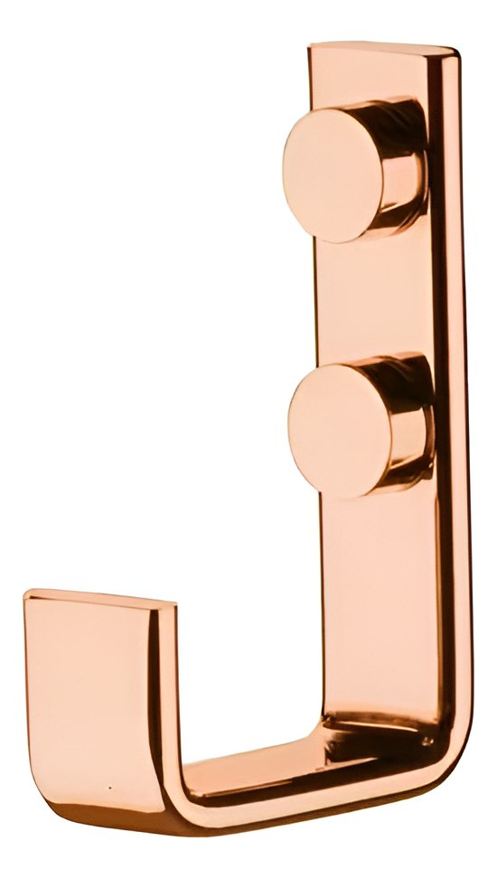 Gancho Rose Gold Future Con Tornillos