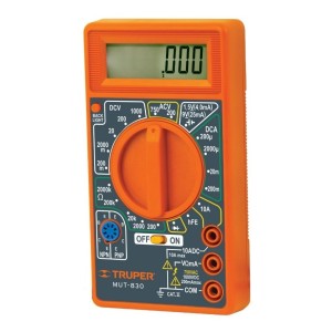 Tester Digital De Corriente Truper Mut-830 Multimetro B.oli