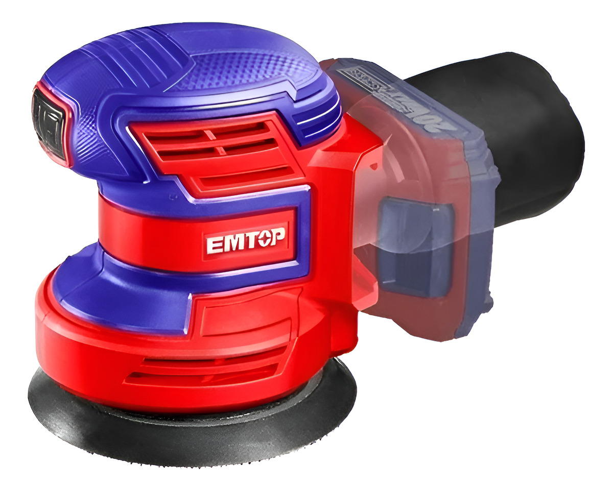 Lijadora Roto Orbital A Bateria 20v 125mm Emtop