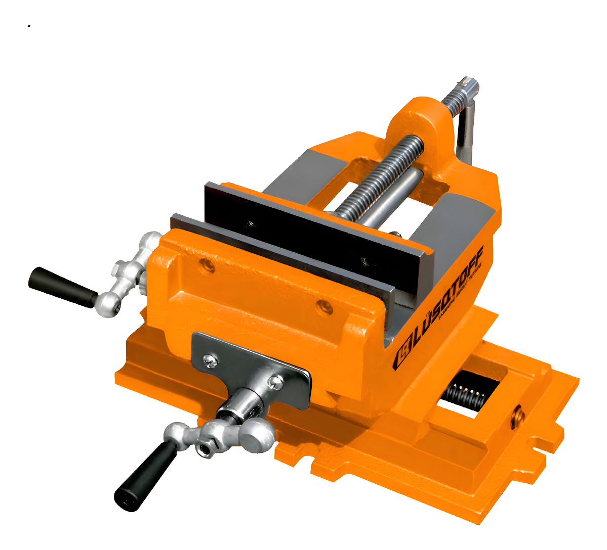 Morsa Cruz Doble Eje 3 Pulgadas Taladro Agujereador Lusqtoff