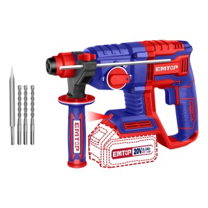 Rotomartillo A Bateria S/bat 20v Brushless Sds Plus Emtop