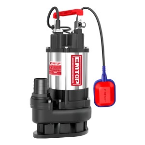 Bomba Sumergible 750w 1hp Pozo Negro Metalica Emtop