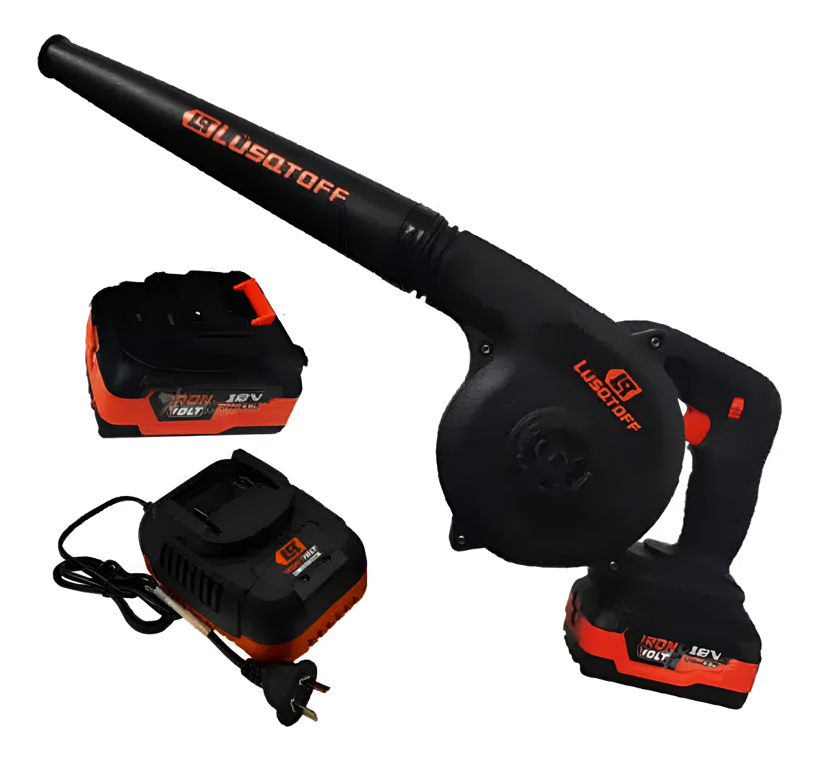 Sopladora Inalambrica 18v Lusqtoff 2 Baterias Black Series