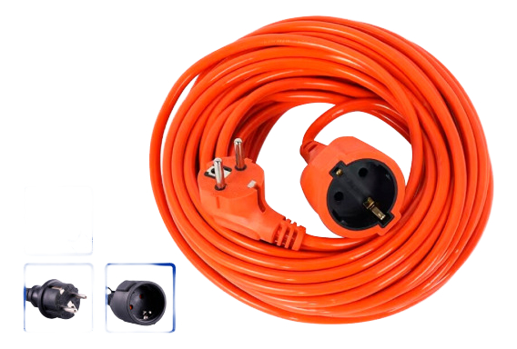 Alargue 15m Enchufe Y Conector Tipo Schuko Wadfow Wejag04