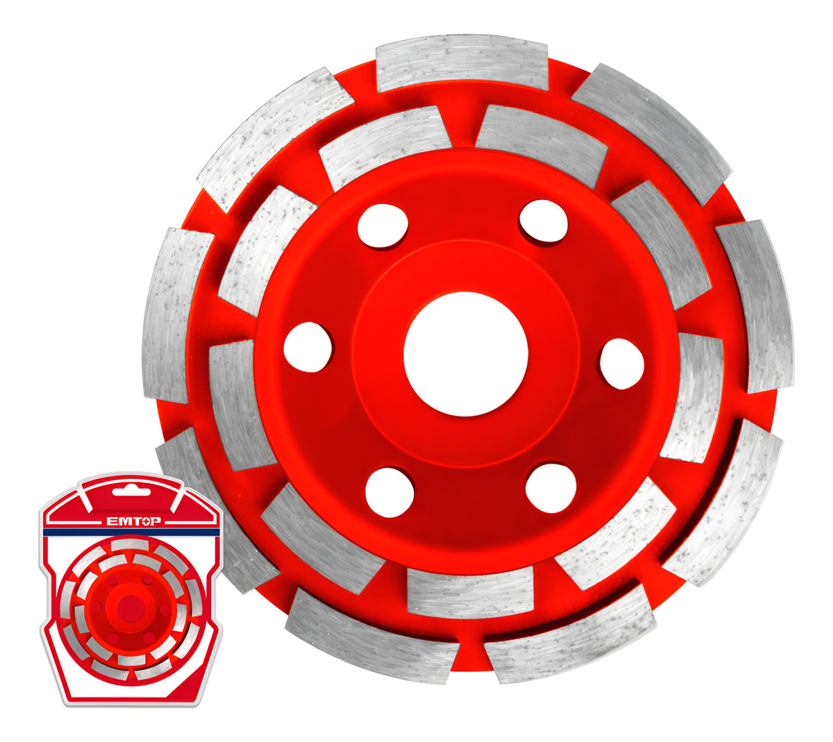 Disco Desbaste Segmentado Hormigon 4 Y 1/2 Emtop