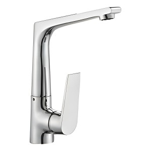 Grifo Monocomando Mesada Cocina Pico Alto Fas Ice 26 Cm