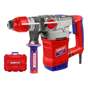 Rotomartillo 1800w 7j Sds Plus 850rpm Emtop Con Accesorios