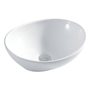 Bacha De Loza De Apoyo Pileta Oval Baño Sola B.olimpia