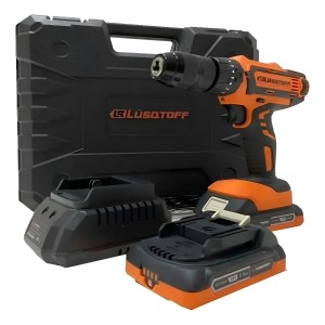 Taladro Atornillador Percutor 13mm Lusqtoff 2 Bat Profes