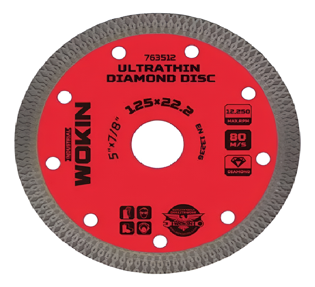 Disco De Cortar Ultra Fino 115 X 22.2mm Wokin