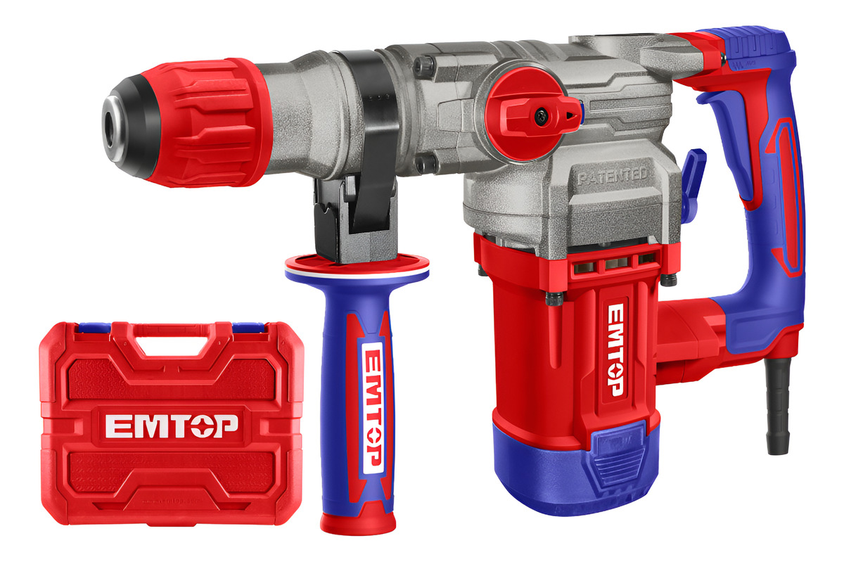 Rotomartillo 1050w Sds Plus 26mm 4.5 Joules Emtop Erhrp1052