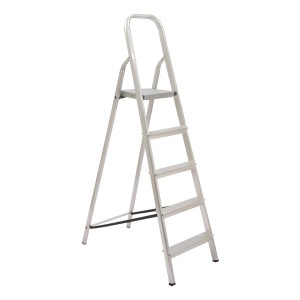 Escalera Maestro De Aluminio De 5 Escalones