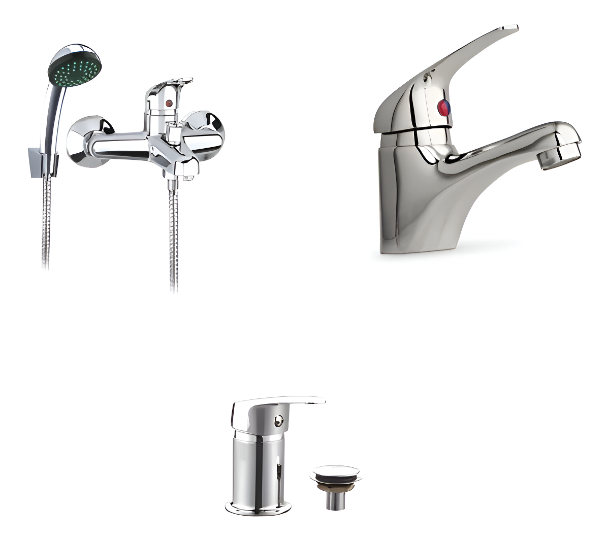 Grifería Monocomando Juego 2 Años De Garantía Rimontti