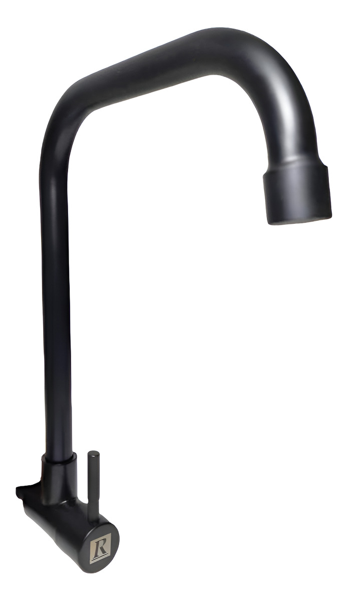 Canilla Grifo Unitario Pared Inox Negro Mate Rimontti