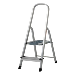 Escalera Aluminio Tipo Banqueta 2 Escalones 150kg Truper