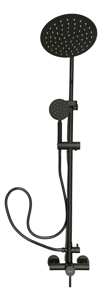 Grifería Barral Ducha Monocomando Exterior Gris Mate Wico