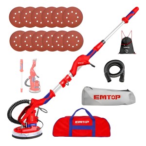 Lijadora Pared Yeso 1050w Emtop Techo Drywall Aspira