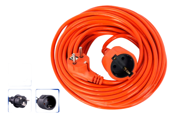 Alargue 20m Enchufe Y Conector Tipo Schuko Wadfow Wejag05