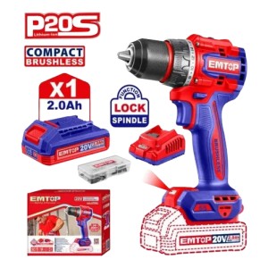 Taladro Atornillador A Bateria Emtop Ecdl205582
