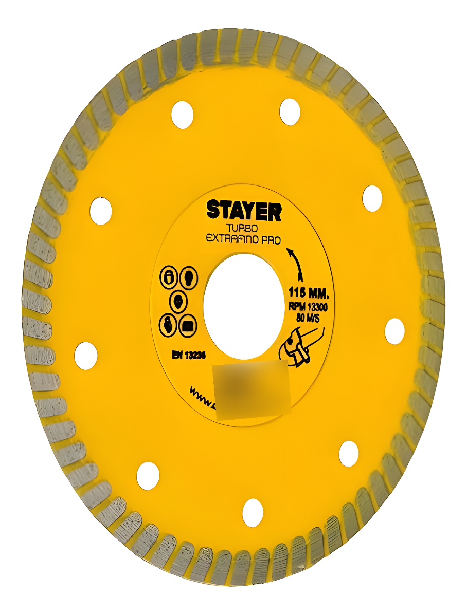 Disco Diamantado Cortar Materiales Ceramicos Stayer 115mm